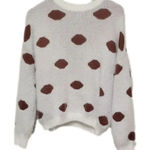 Cloud Ten ‎𝅺 Polka Dotted Furry Sweater Photo 0