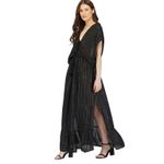 Open Back Tie Waist Slit Party Evening DARK ANGEL V Photo 8