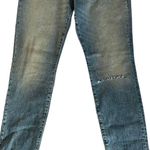 Free People NWOT Stella High Rise Cropped Skinny Jeans Frayed Hem Photo 6