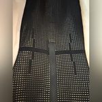 John + Jenn Revolve Black Perforated Laser Cut Mesh Bodycon Cocktail Dress L Photo 5