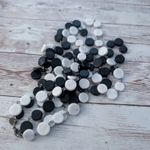 Extra Long Two Strand Black & White Claire's Necklace Photo 8