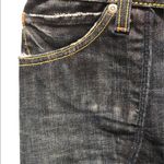 Paper Denim & Cloth  Dark Wash Distressed Jean Skirt women's size 29 Photo 3