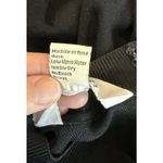 Ming Wang  Womens Size XL Black Sweater Top Back Zip Long Sleeve Preppy Capsule Photo 4