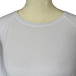 Lululemon  women's white long sleeve stretchy lightweight t-shirt round neckline Photo 4