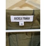 Andrea Iyamah Nia Culotte Jumpsuit Size XS 4/6 Olive Green New Resort Wear Photo 5