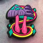 Boutique Shoe Charm Set Hocus Pocus Cauldron Green & Colorful Mushrooms Witch Shoes Broom Photo 3