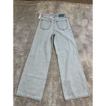 Abercrombie & Fitch NEW Women's  Light Blue Wide Leg Jeans 24 Photo 4