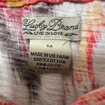 Lucky Brand Lucky‎ Brand Maxi Dress Strapless Summer Chevron Floral Print Medium Photo 5