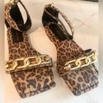 Good American  Ankle Strap Sandals Leopard size 7.5​​ Photo 1