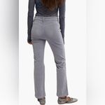 Free People  High Time Kick Corduroy Flare Pants Pearl Blue Size 12 NWT Photo 3