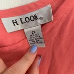 Pink Silk & Linen Maxi Tank Dress 2X Photo 2