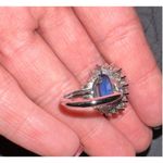 Ring / Avon / Princess Majestic / Blue Sapphire / Faux / Cocktail / Vintage Photo 6