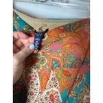 CHAPS Y2K Boho Chic Paisley Indie Slinky Pull On Skirt Women's Size Large Photo 5