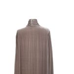 Eileen Fisher Velvet Duster Jacket Long Silk Blend Taupe Beige Size Medium Photo 7