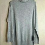Chelsea 28 sweater mock turtleneck heather gray size small NWT Photo 1