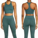 Outdoor Voices  | Move Free TechSweat Bra & Flex 7/8 Legging Set Evergreen Green Photo 1
