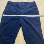 Lands' End Pants Womens 16 Navy Indigo corduroy straight leg outdoor casual Photo 6
