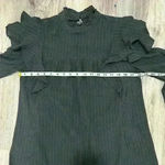 Wild Fable NWT  Women’s Mini Dress Long Sleeve Ruffle Mock Neck Gray Size XS Photo 4