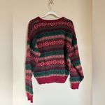 Lacoste Vintage Striped Sweater Sz 5 Christmas Alpaca Wool Blend Photo 4