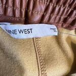 Nine West  Brown Faux Leather Pull On Pant‎ Size XXL New Photo 4