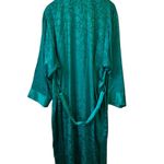 Victoria's Secret  Women's Gold Label Vintage Emerald Green Lingerie Robe Photo 14