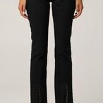 Frame Cut Off Waist Mini Boot Slit Jeans In Black SIZE 31 nwt Photo 2