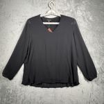 IMAN Blouse M Black V Photo 1