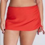 Cacique Swim-by  burnt orange ruched swim skort 22 Photo 2