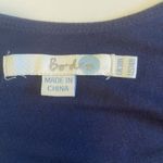 Boden Women's Coral Red Navy Blue Sleeveless Tank Dress Side Zip Size 14 Regular Photo 6