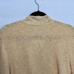 Eileen Fisher Linen Cotton Long Sleeve Open Front Orange Cardigan Pockets Size M Photo 6