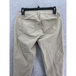 Michael Kors  MK Women's Pants Tan Brown Slim Size 2 Gold Zipper Pockets Cotton Photo 7