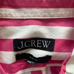 J.Crew  Pink and White Striped Shirt Photo 1
