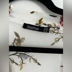 Boohoo  Plus Flower Ruffle One‎ Piece White Romper Plus Size 18 Photo 2