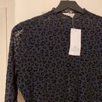 NWT Ember sheer burnout velvet leopard bodysuit Size L Photo 1