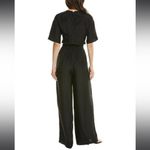 New ATM Women's Black Charmeuse Silk Jumpsuit Size L Photo 1