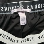 Victoria's Secret Victoria’s Secret black crushed velvet loungewear shorts women’s size small Photo 2