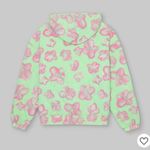 Wild Fable NWT  Mint Green Floral Hoodie Quilted Jacket. Photo 2