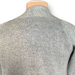 None Unbranded Cardigan Coat Heather Gray Open Front Mid Length Photo 2