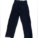 Anthropologie The Cropped Straight Pants in Black Size 0 Photo 5