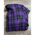 Vintage Tina Barrie Women’s Size 16 Jacket Blazer Purple Classic 80s USA Made Black Photo 9