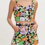 Maje 70's floral printed crop top, Size 3/L Photo 1