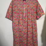 J.Crew Short-sleeve Mini Shirtdress Liberty Meadow Song Print Sz Md Maximalist Photo 7
