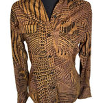 Equipment #229  FEMME Rayon Button Down Blouse Photo 0