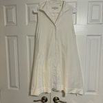 Foxcroft  White Collared Button Down Mini Dress Photo 1
