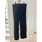 Betabrand  Black Straight Leg Interior Short Liner Yoga Dress Pants Photo 2