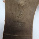 Bamboo  Crochet Retro Earthy Brown Tan Boho Slide Sandals Summer Shoe Size 10 Photo 6