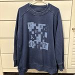Aerie  Down to Earth ‘Checked out’ crewneck sweatshirt Photo 1