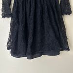 Juicy Couture Black Delicate Lace Mini Dress Size 6 Photo 4