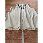 I Need I Sleeveless Beige Blouse M Black Tassel Chain Detail Made in Korea Tan Size M Photo 4