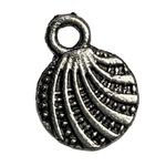 Sea Shell Pendant Silver Tone Charm Bracelet Necklace Jewelry Craft Dangle u Nau Photo 1